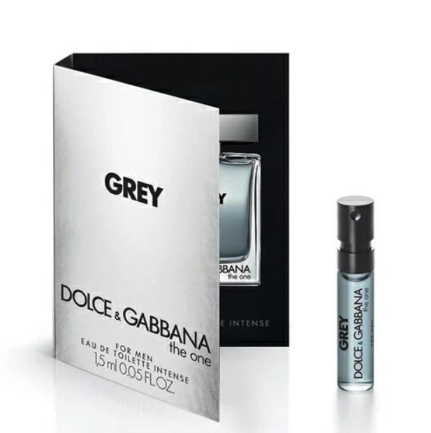 Dolce & Gabbana Grey For Men Intense Toilette Vial