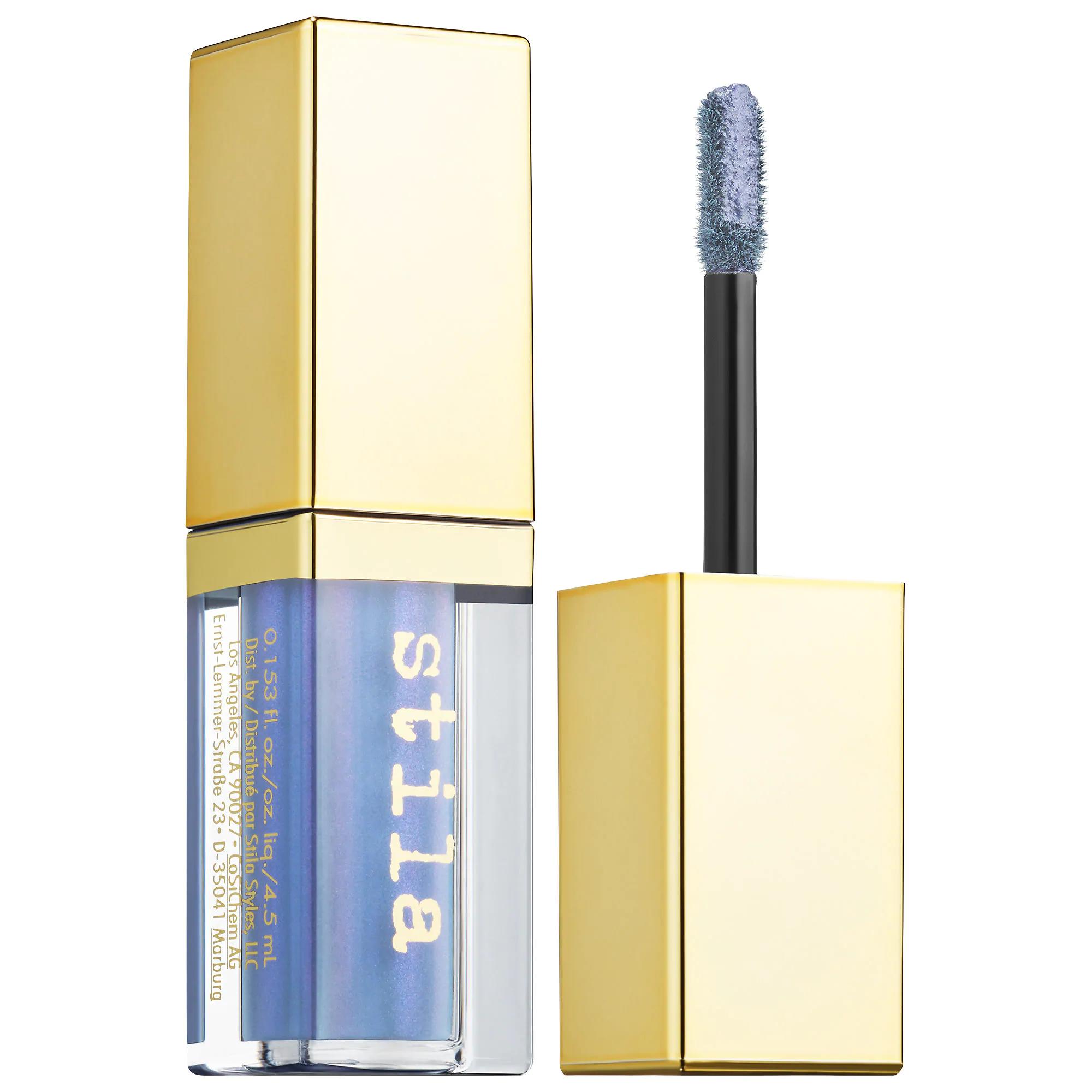 blue liquid eyeshadow