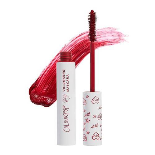 ColourPop BFF Volumizing Mascara Left On Red