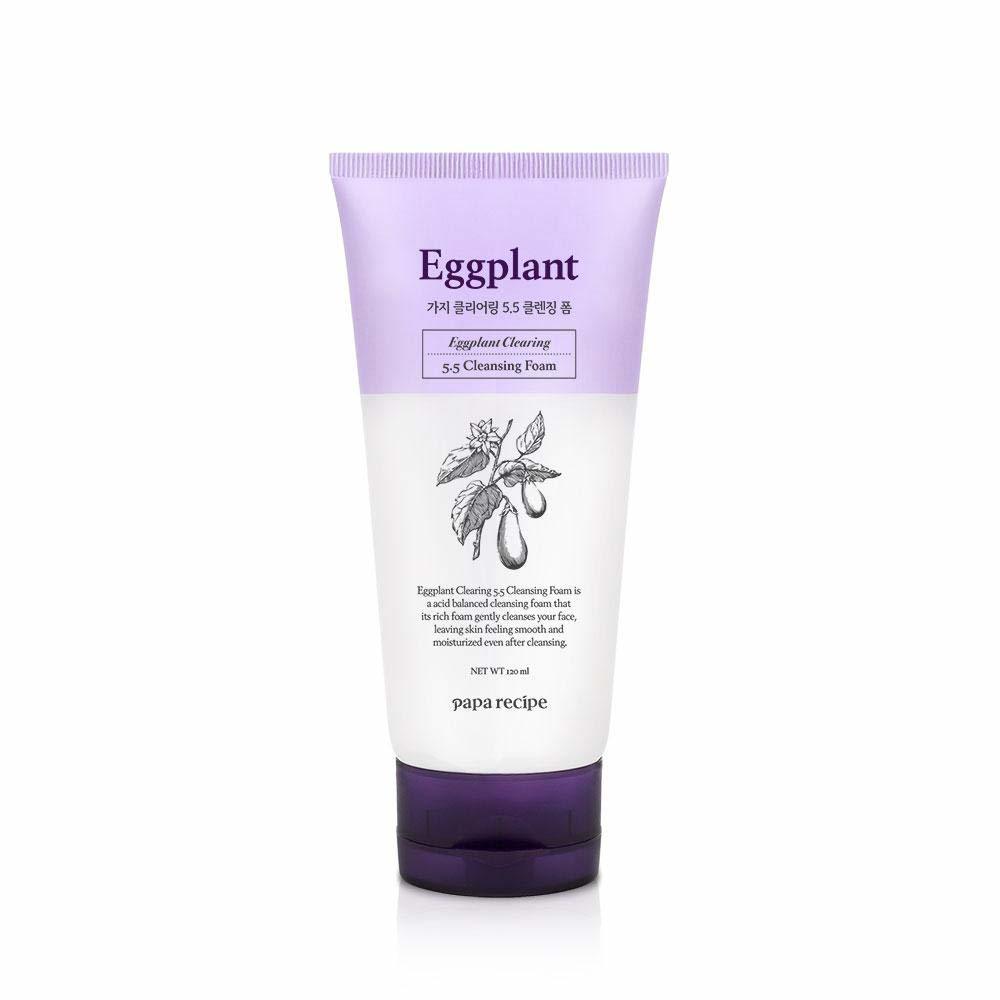 Papa Recipe Eggplant Clearing 5.5 Cleansing Foam Mini