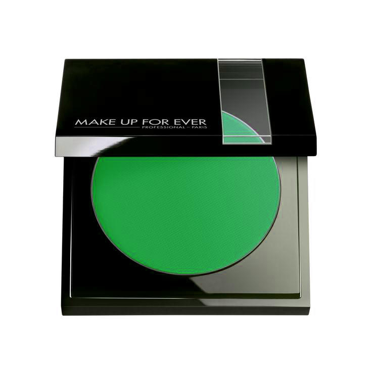 green blush makeup