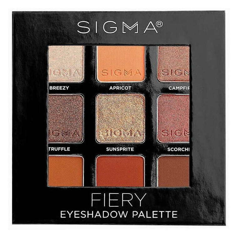 Sigma Eyeshadow Palette Fiery