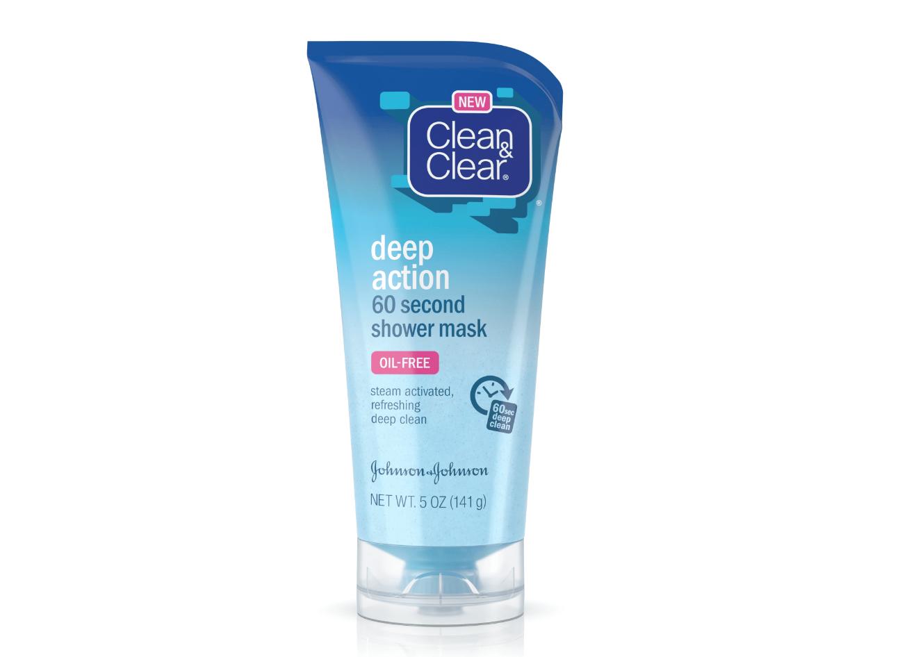 Clean & Clear Deep Action 60 Second Shower Mask Travel