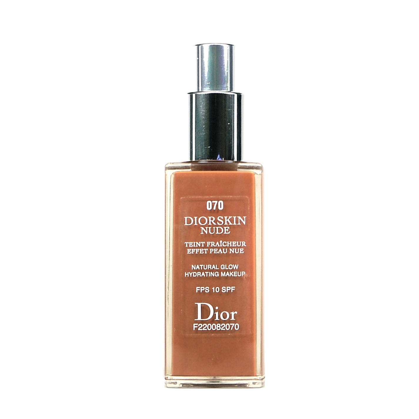 Dior Nude Natural Glow Foundation 20ml Dark Brown 070 S #0