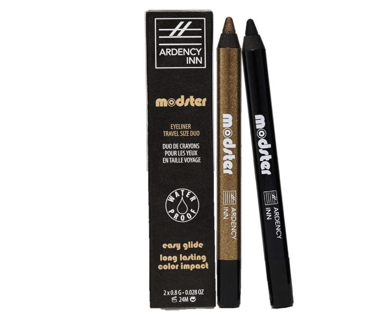 Ardency Inn Modster Eyeliner Travel Size Duo (gold & black)