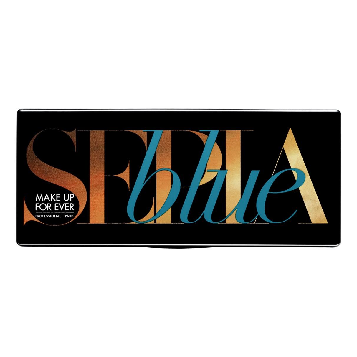 Makeup Forever Eye & Eyebrow Palette Blue Sepia #1