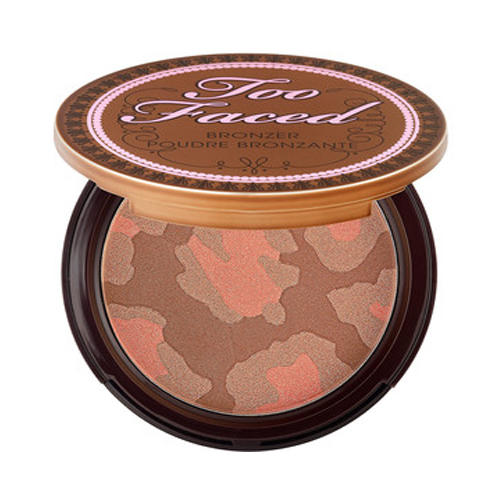 Too Faced Brightening & Perfecting Bronzer Peach Leopard