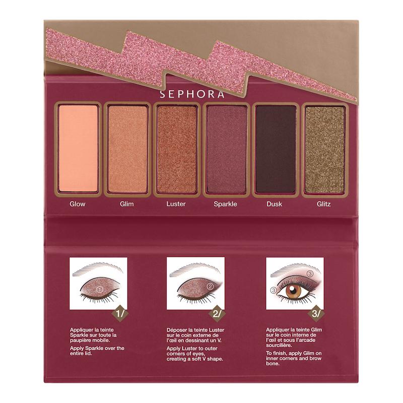 Sephora Flash Sequins Palette Brown Purple