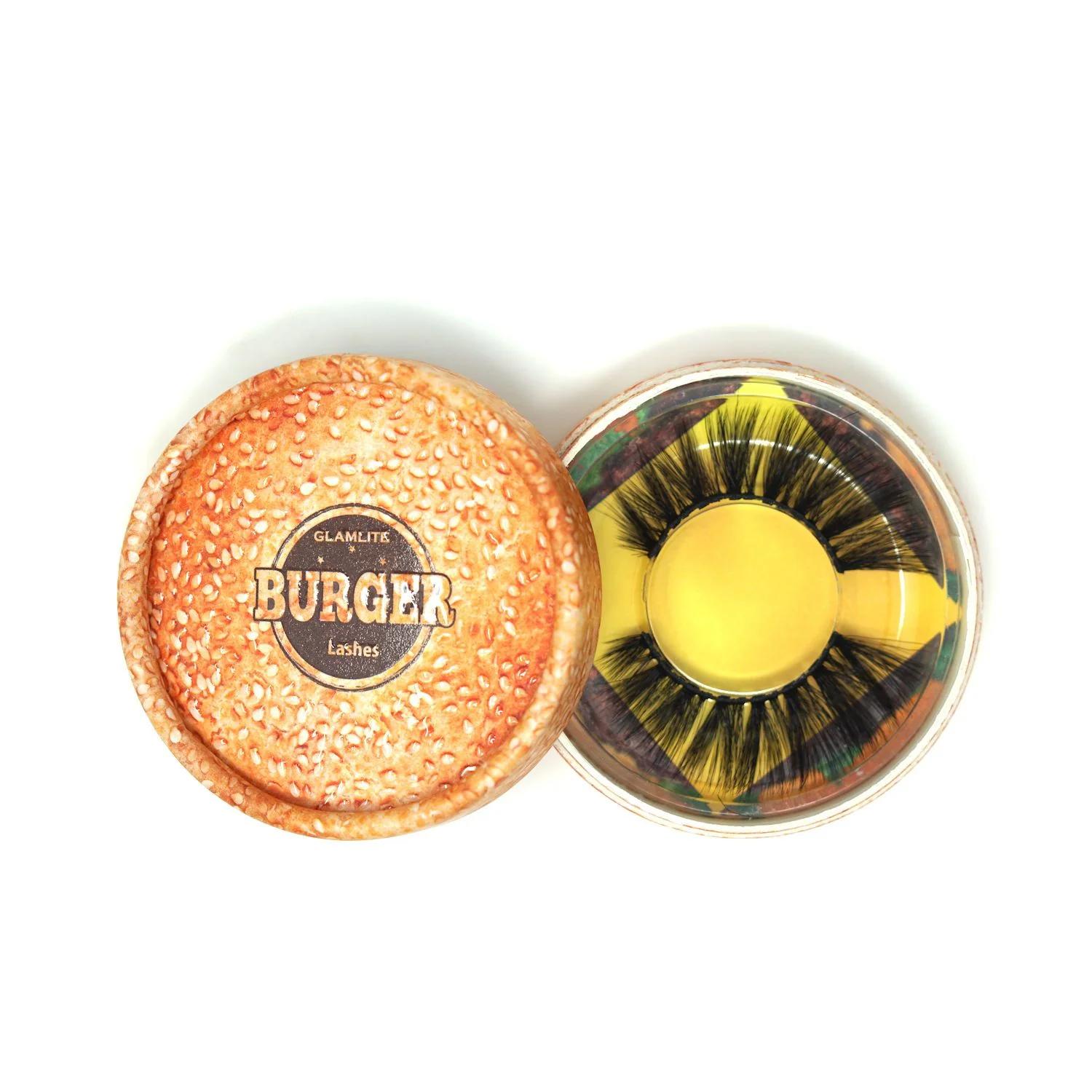 Glamlite Burger Lashes Double Cheeseburger