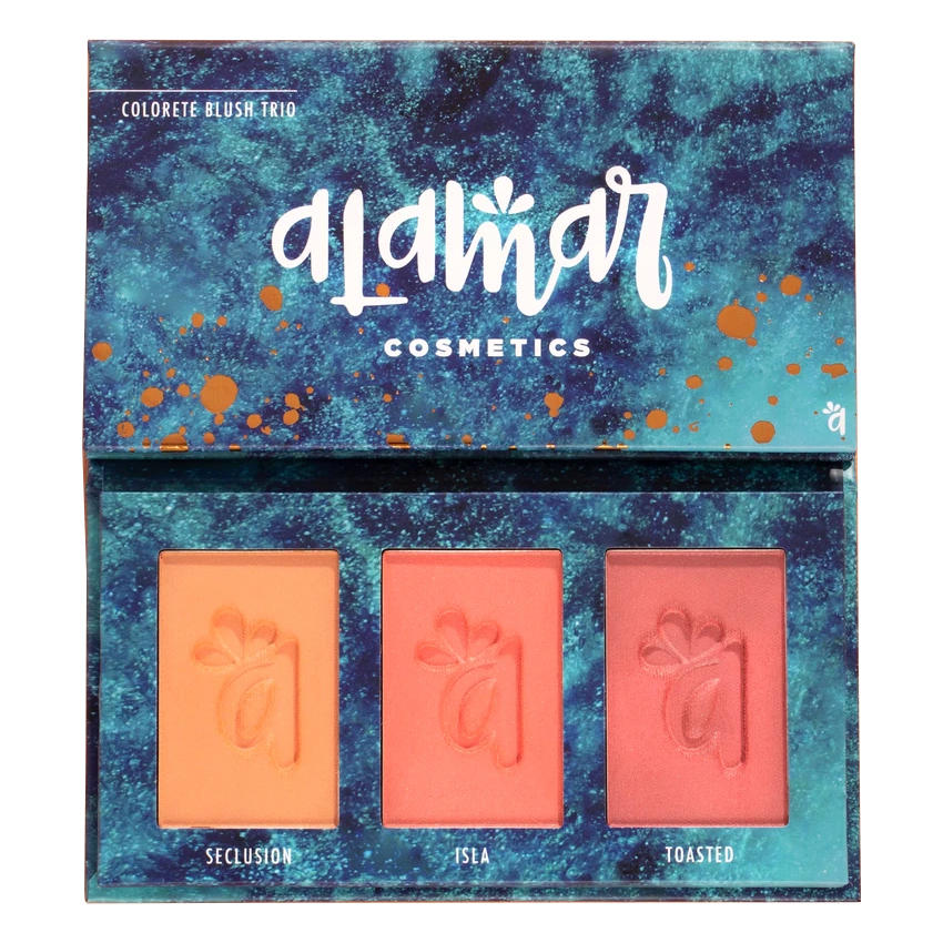 Alamar Cosmetics Colorete Blush Trio Palette Medium-Tan