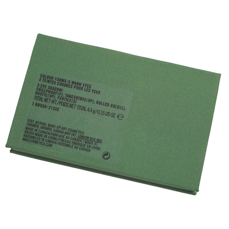 MAC Eye Palette Warm Eyes Colourforms Colleciton #2