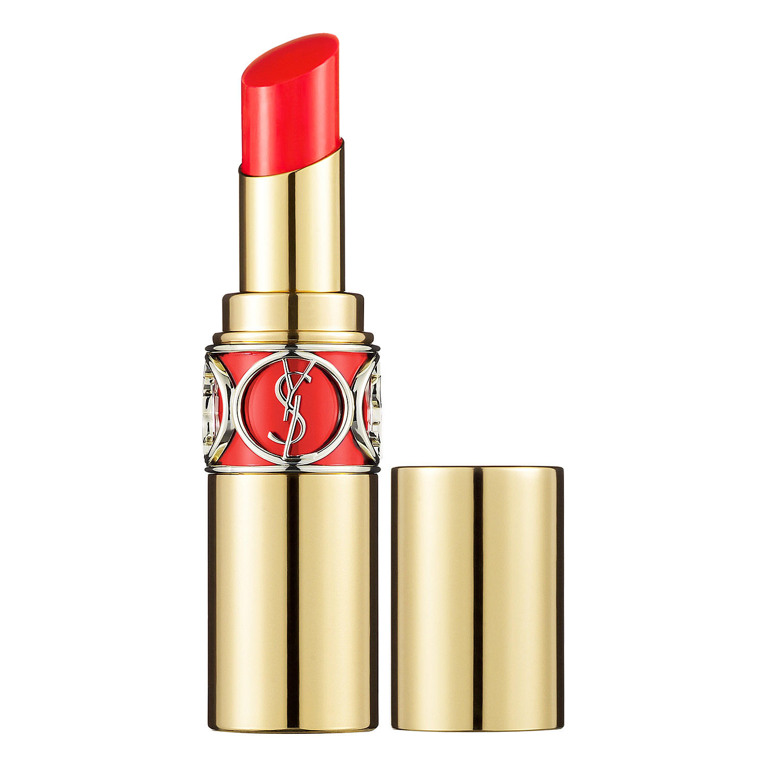YSL Rouge Volupte Shine Lipstick Coral Incandescent 12