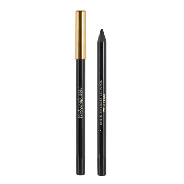YSL Long-Lasting Waterproof Eye Pencil Black Ink 1
