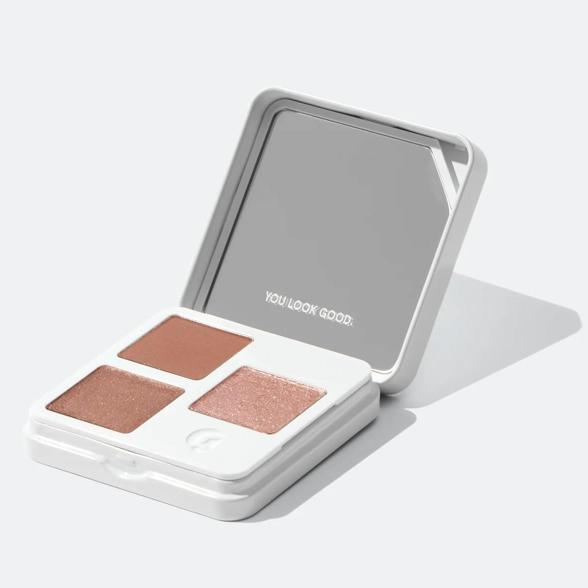 Glossier Monochromes Eyeshadow Trio Almond