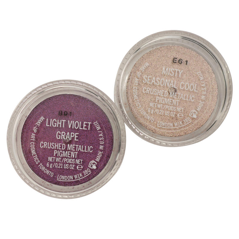 MAC Crushed Metallic Pigment Set Smoky Plum #3