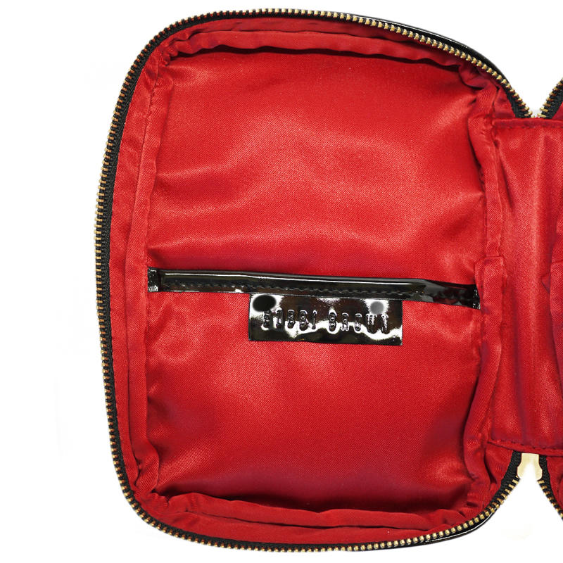 Bobbi Brown Black Patent Makeup Bag  #1