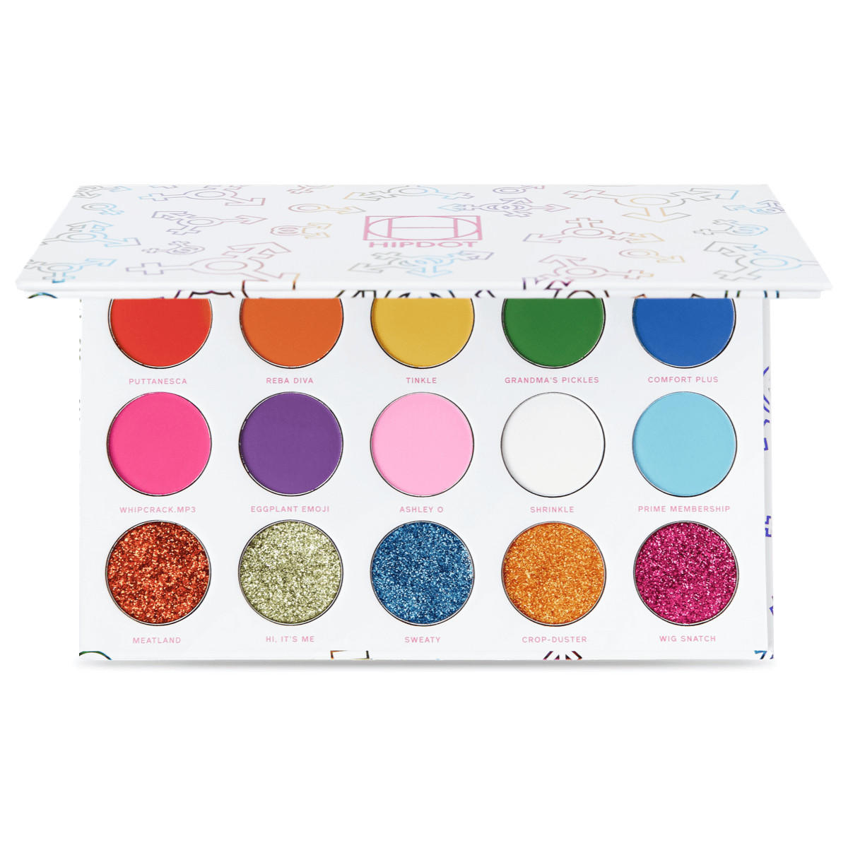 Hipdot Diamond Diva With Meatball Eyeshadow Palette