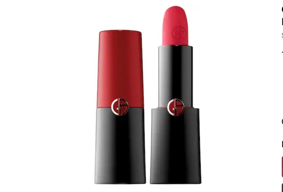 Giorgio Armani Rouge D'Armani Matte Lipstick Lucky Red 403