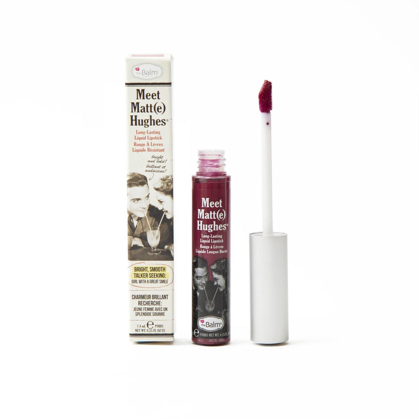 The Balm Long-Lasting Liquid Lipstick Meet Matt(e) Hughes Romantic