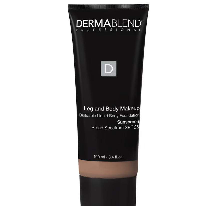 Dermablend Leg and Body Makeup Buildable Liquid Body Foundation Tan Golden #0