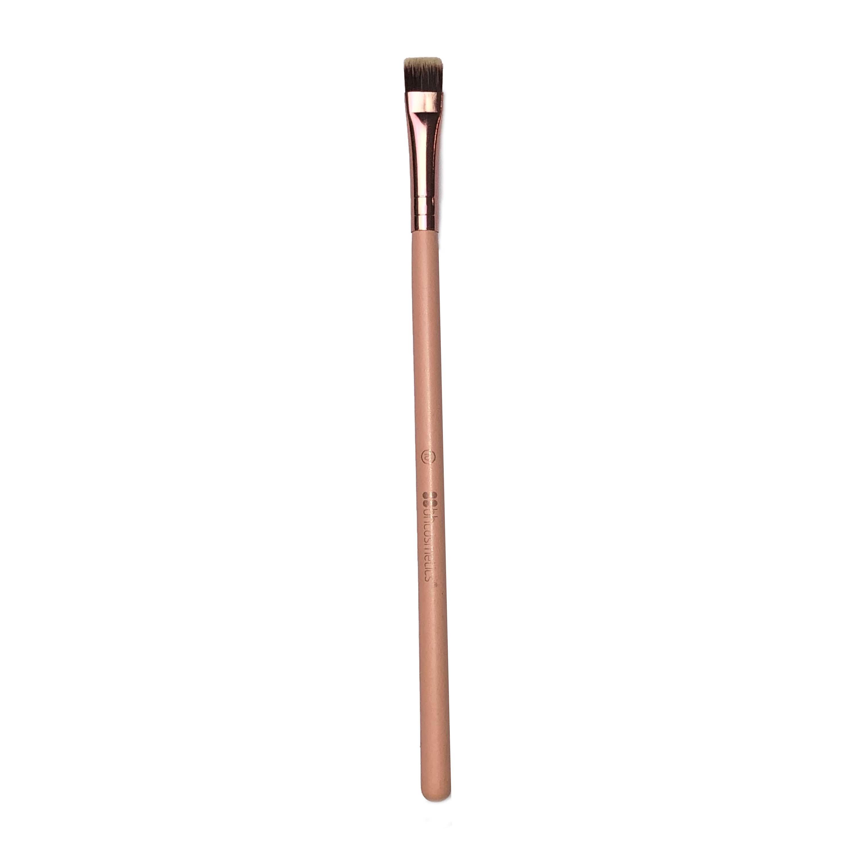 BH Cosmetics Flat Edge Precision Eye Brush Peach