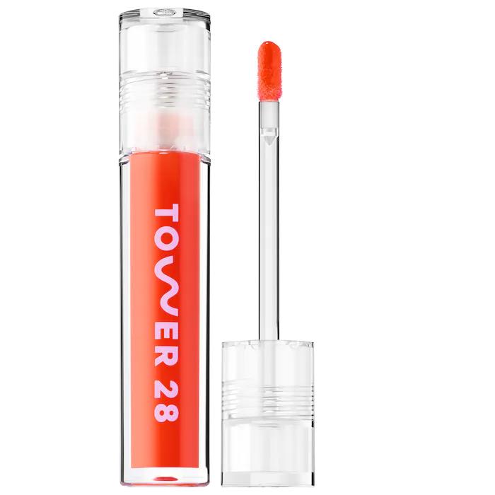 Tower 28 Beauty ShineOn Jelly Lip Gloss Fire Mini
