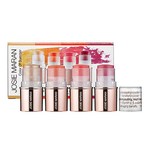 Josie Maran Color Of Summer Argan Lip and Cheek Color Stick Set