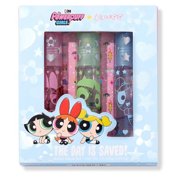 ColourPop x Powerpuff Girls Roller Gloss Kit The Day Is Saved!