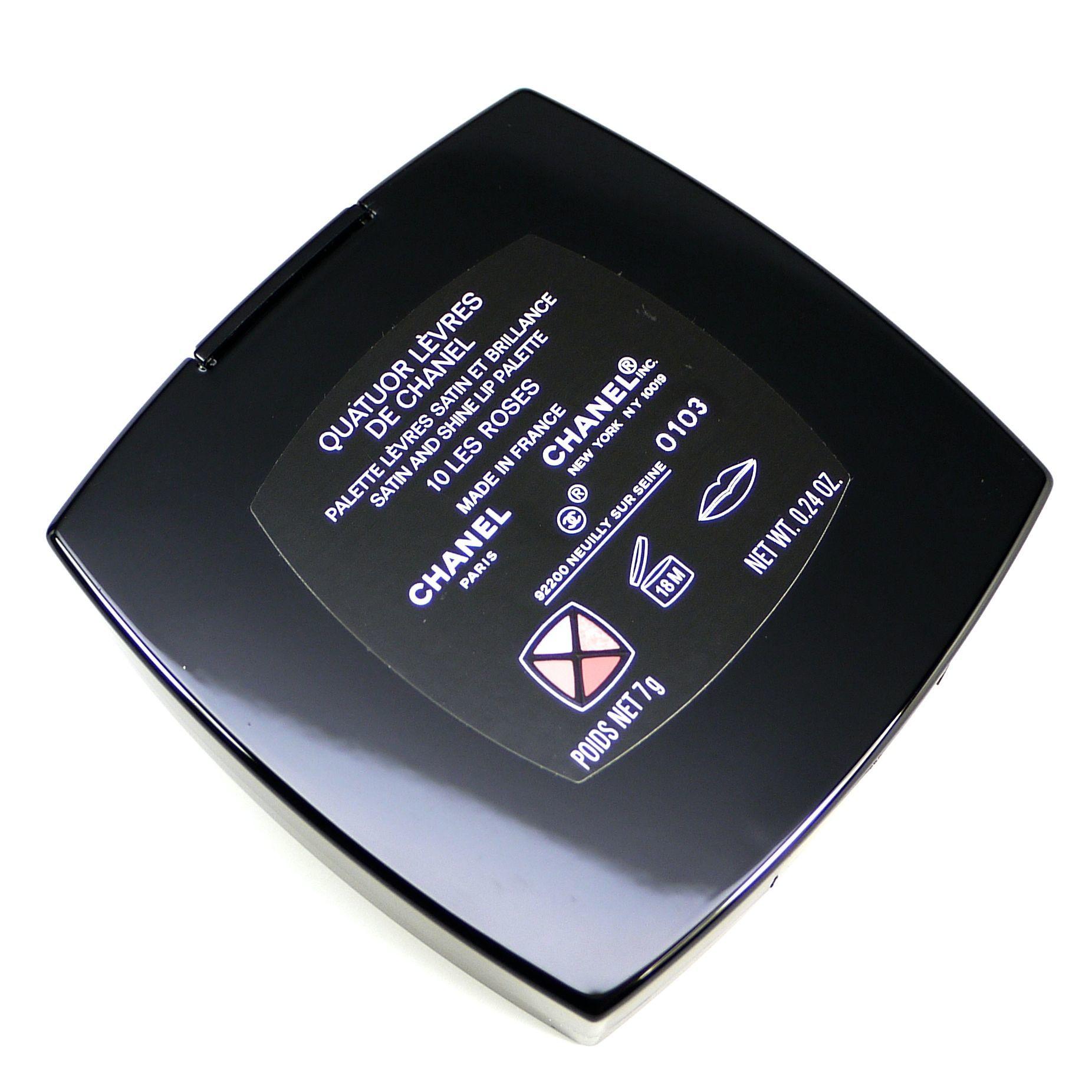 Chanel Quator Levres De Chanel Satin And Shine Lip Palette Les Roses 10 #4