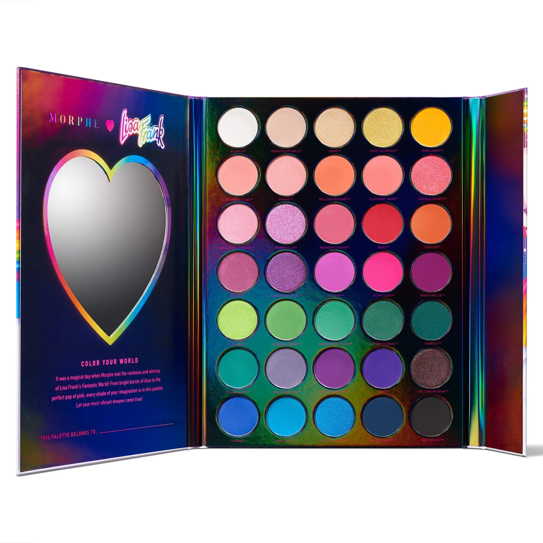 Morphe x Lisa Frank Artistry Palette 35B Prancing Unis #0