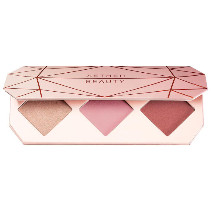 Aether Beauty Crystal Charged Cheek Palette Ruby