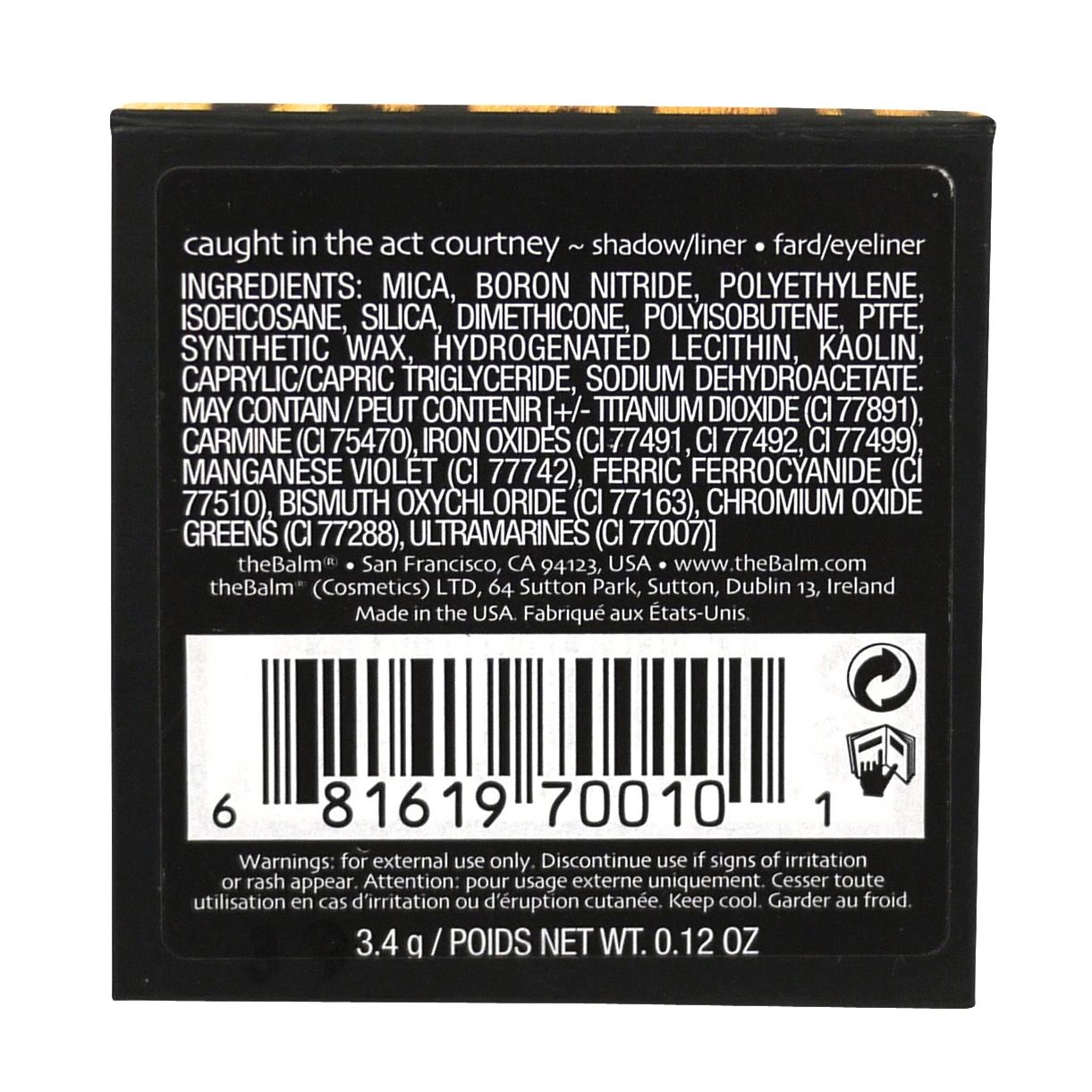 The Balm Shady Lady Eyeshadow Caught In The Act Courtney #3