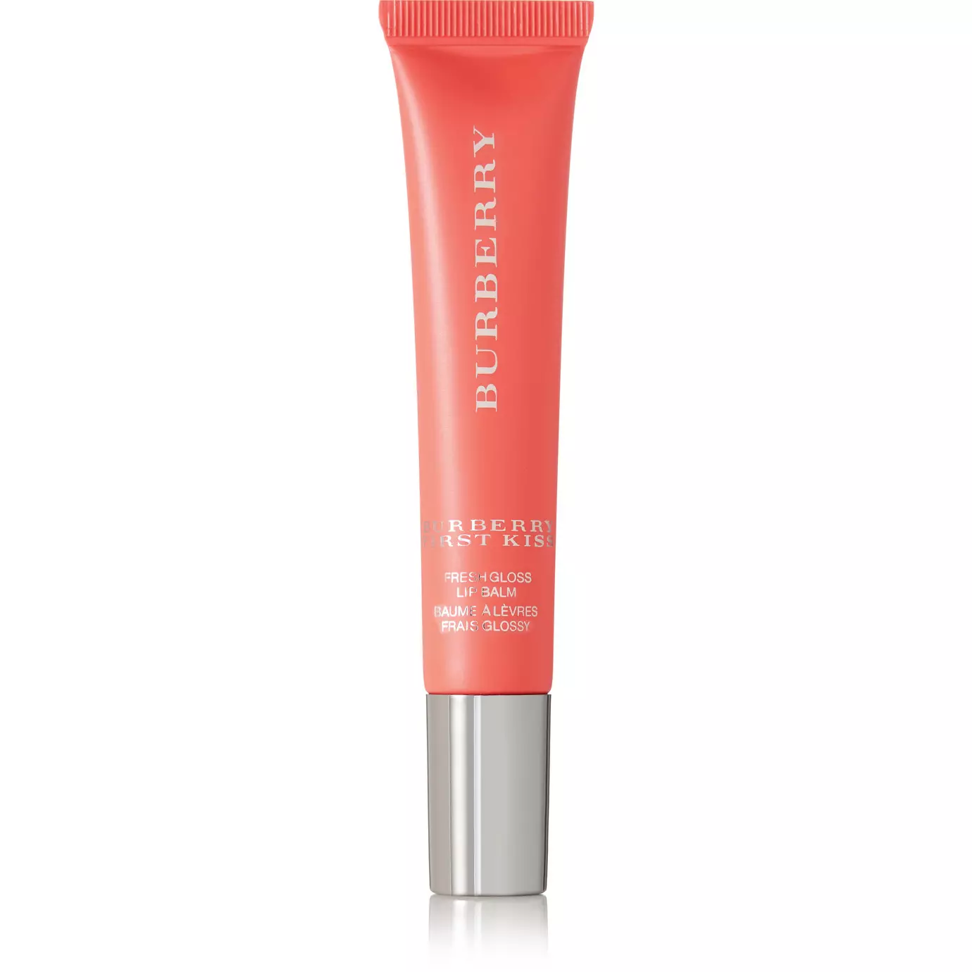 Slange Portico Anmeldelse Burberry First Kiss Glossy Lip Balm Coral Glow 02 | Glambot.com - Best  deals on Burberry cosmetics