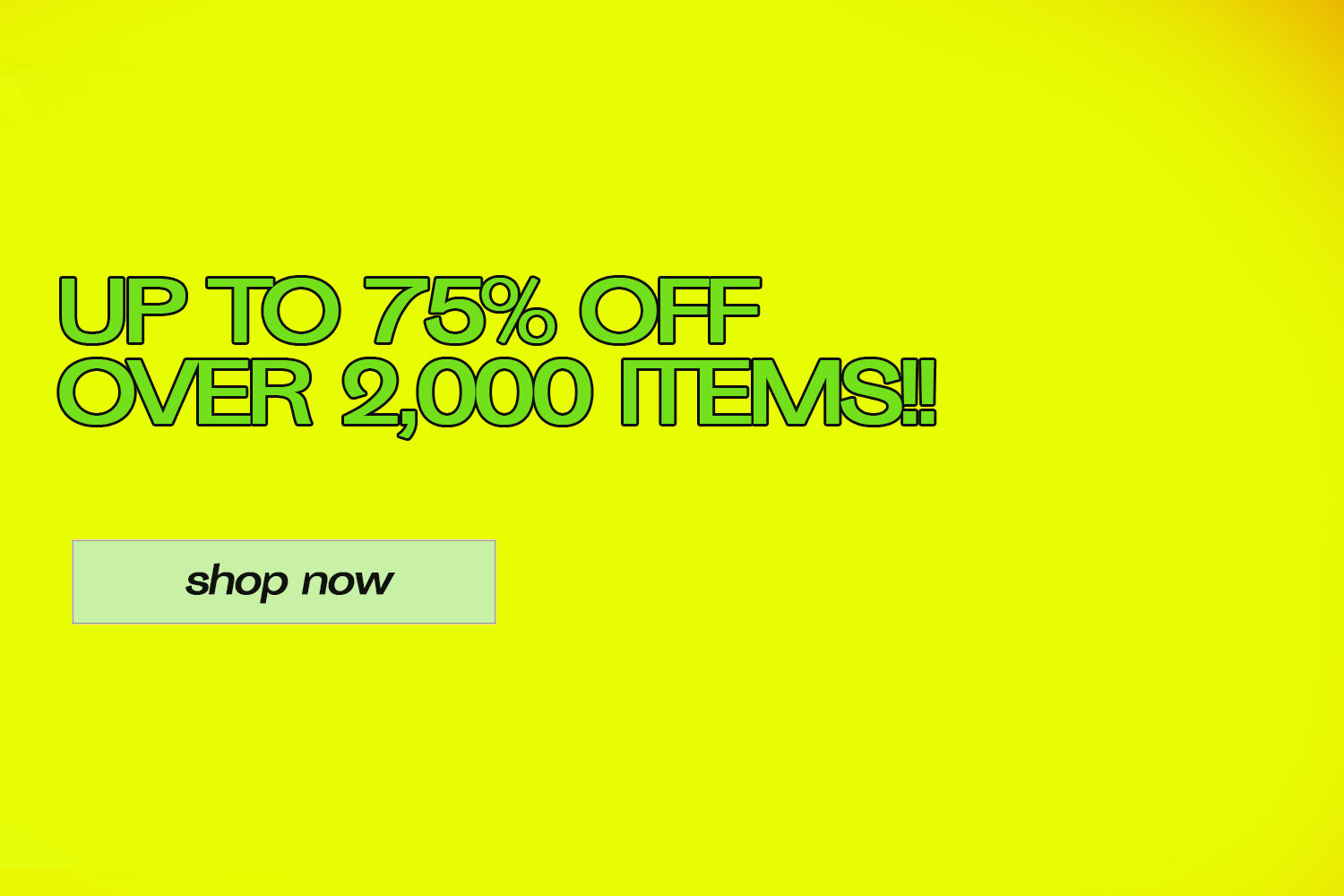 2000 items just marked down!