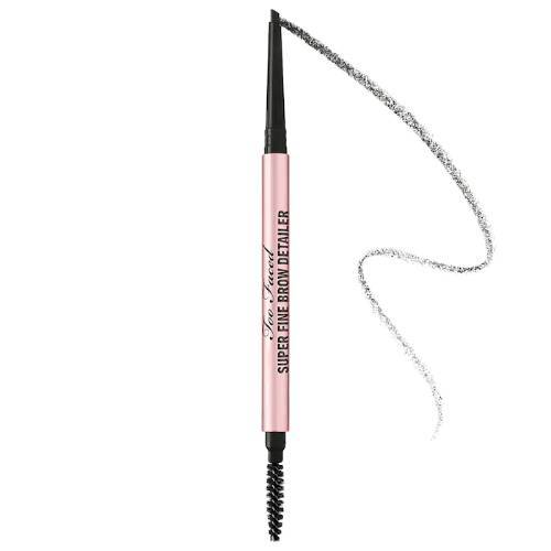 Too Faced Super Fine Brow Detailer Eyebrow Pencil Soft Black