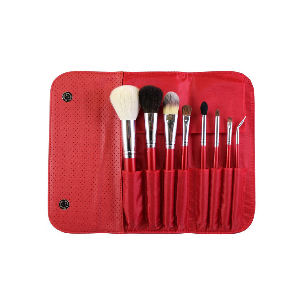 Morphe 8 Piece Candy Apple Red Brush Set 700