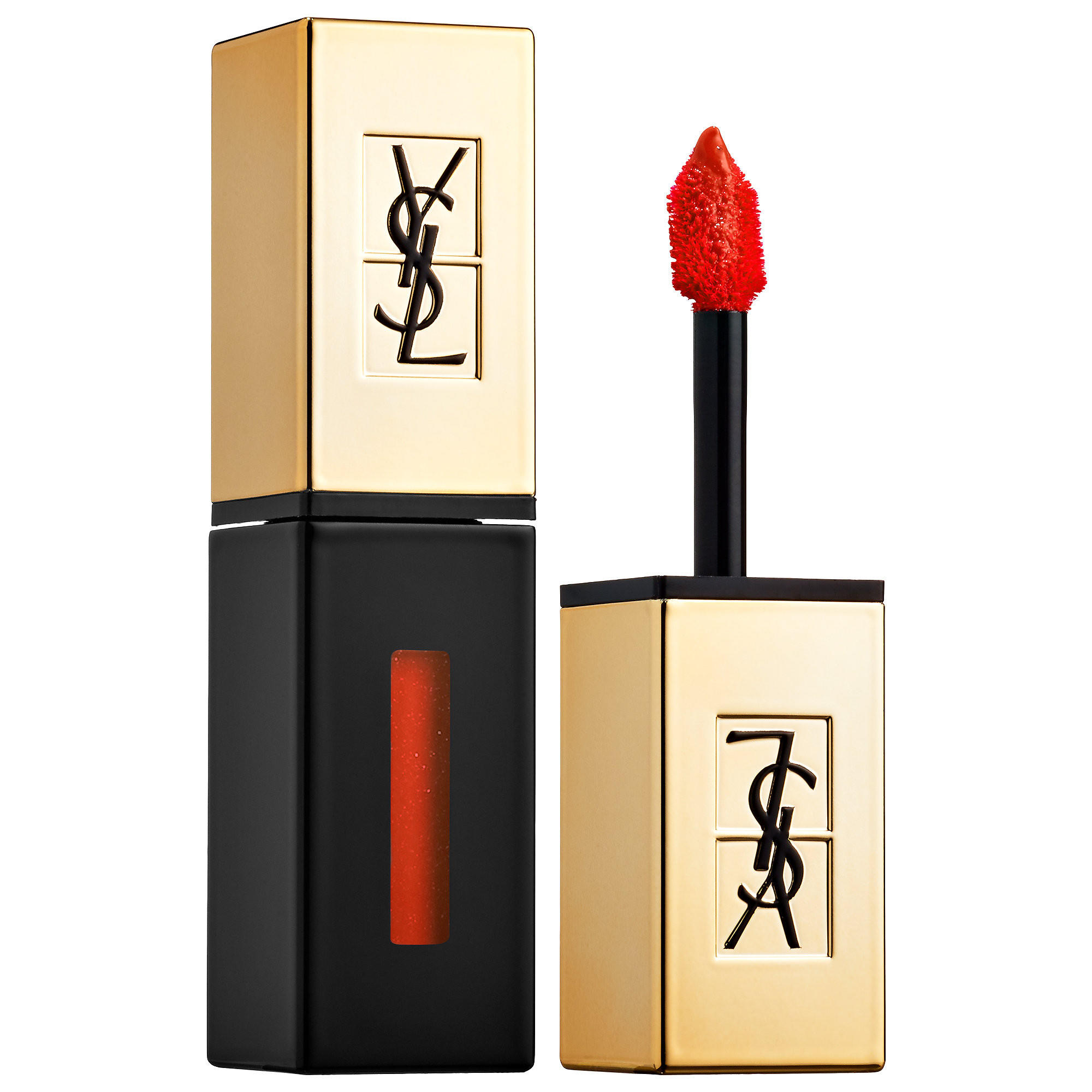 YSL Baby Doll Kiss & Blush Lips & Cheeks Orange Fougueux 4