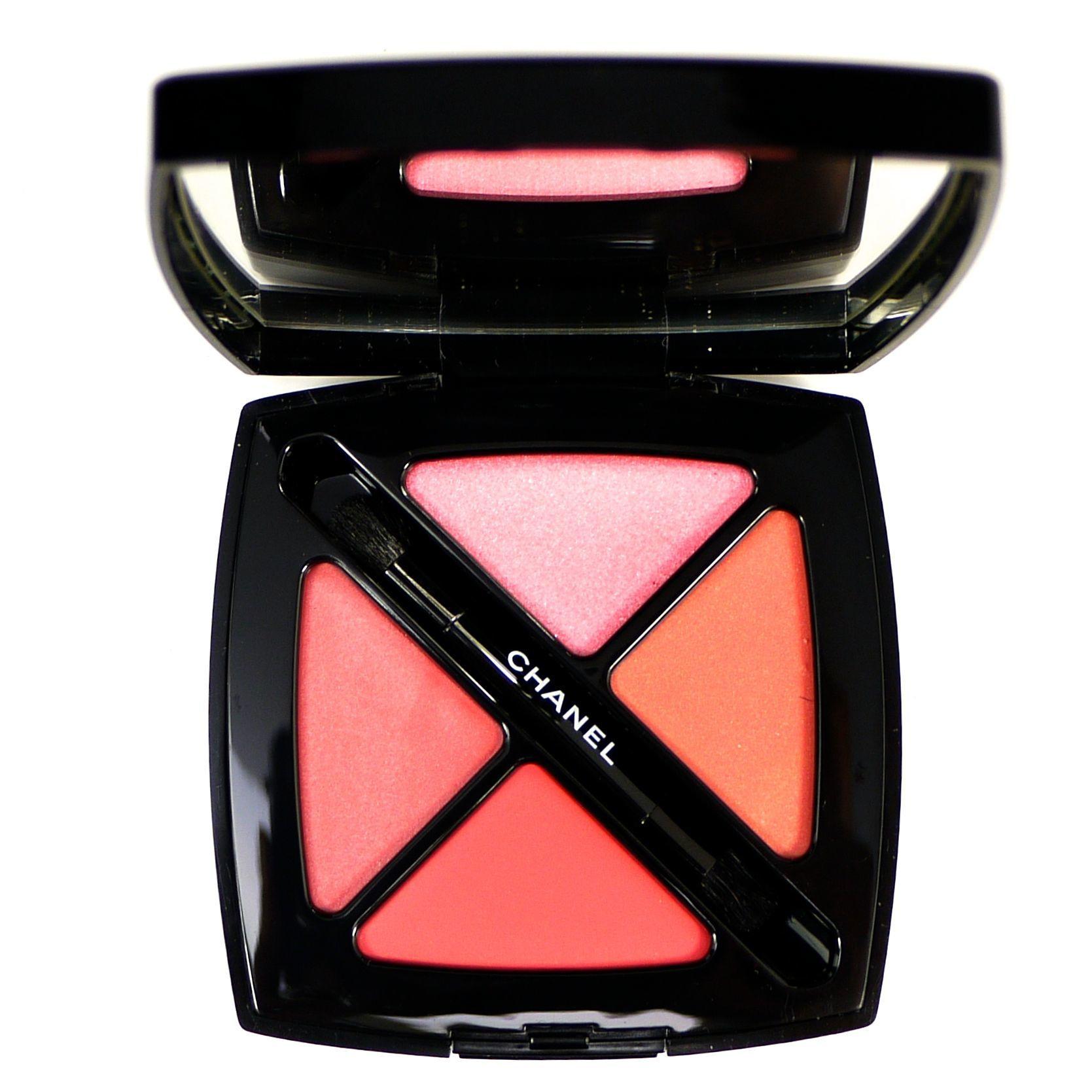 Chanel Quator Levres De Chanel Satin And Shine Lip Palette Les Roses 10 #0