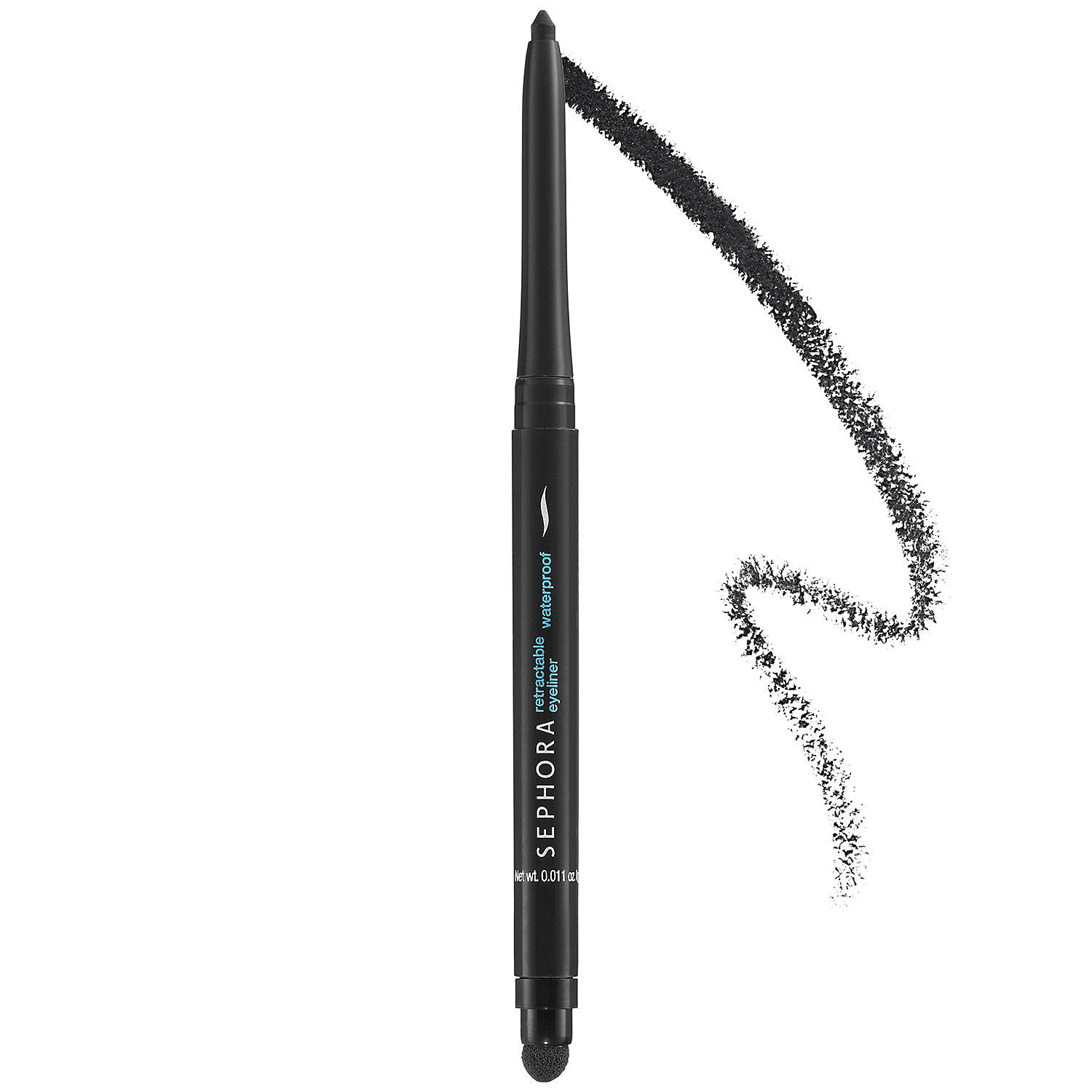 Sephora Retractable Waterproof Eyeliner Matte Black 01