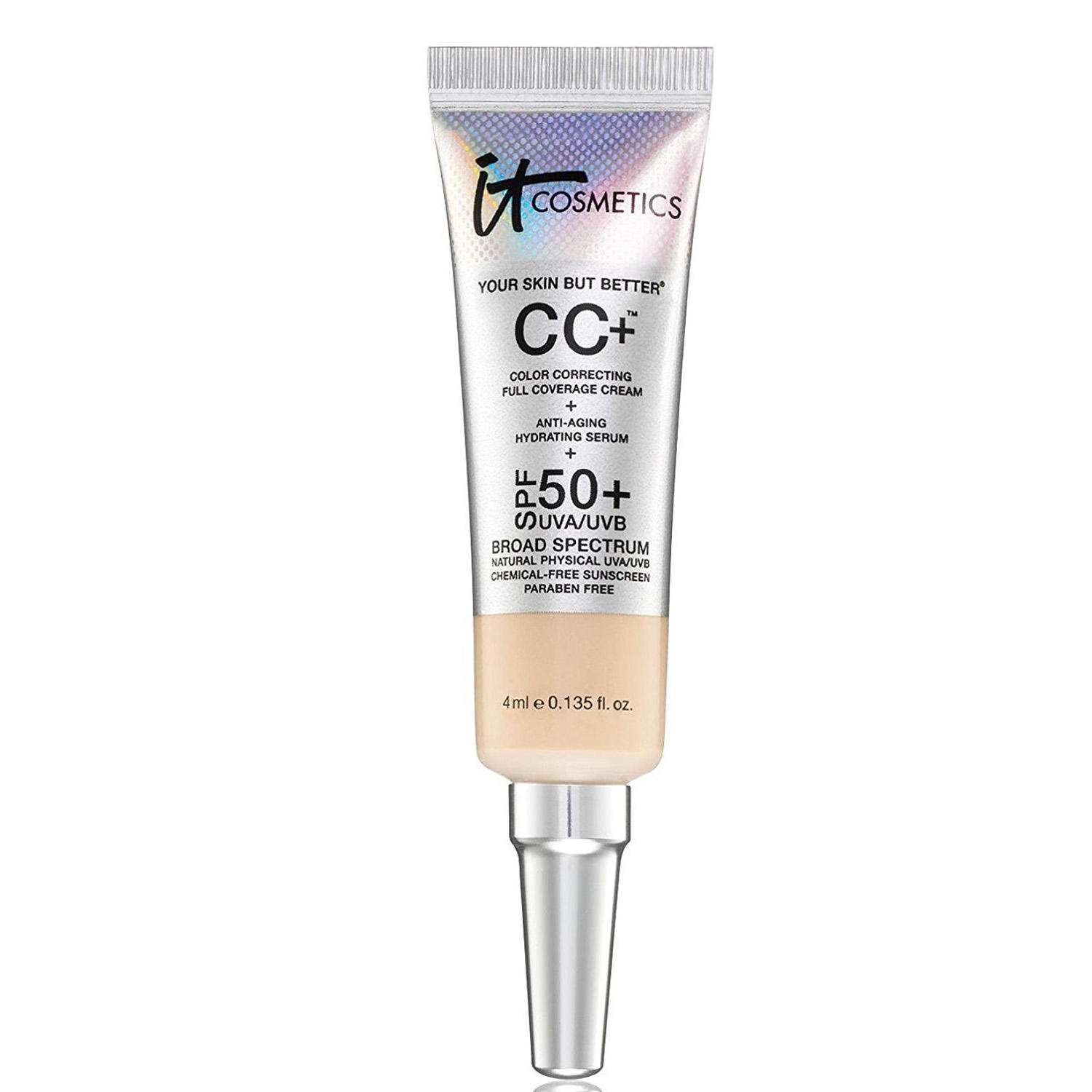 IT Cosmetics YSBB CC+ Color Correcting Full Coverage Cream Light Mini 4ml