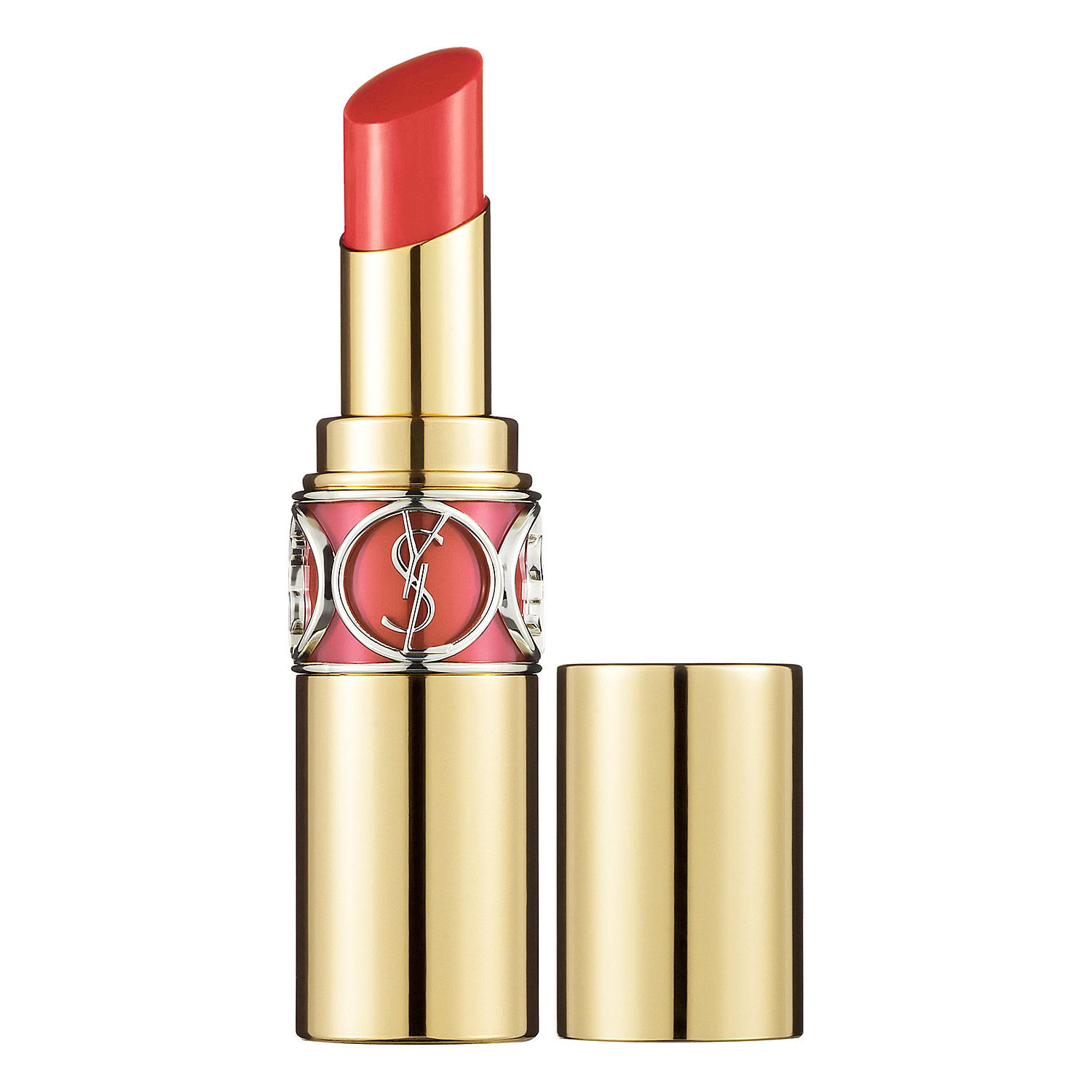 YSL Rouge Volupte Shine Lipstick Orange Impertinent 16