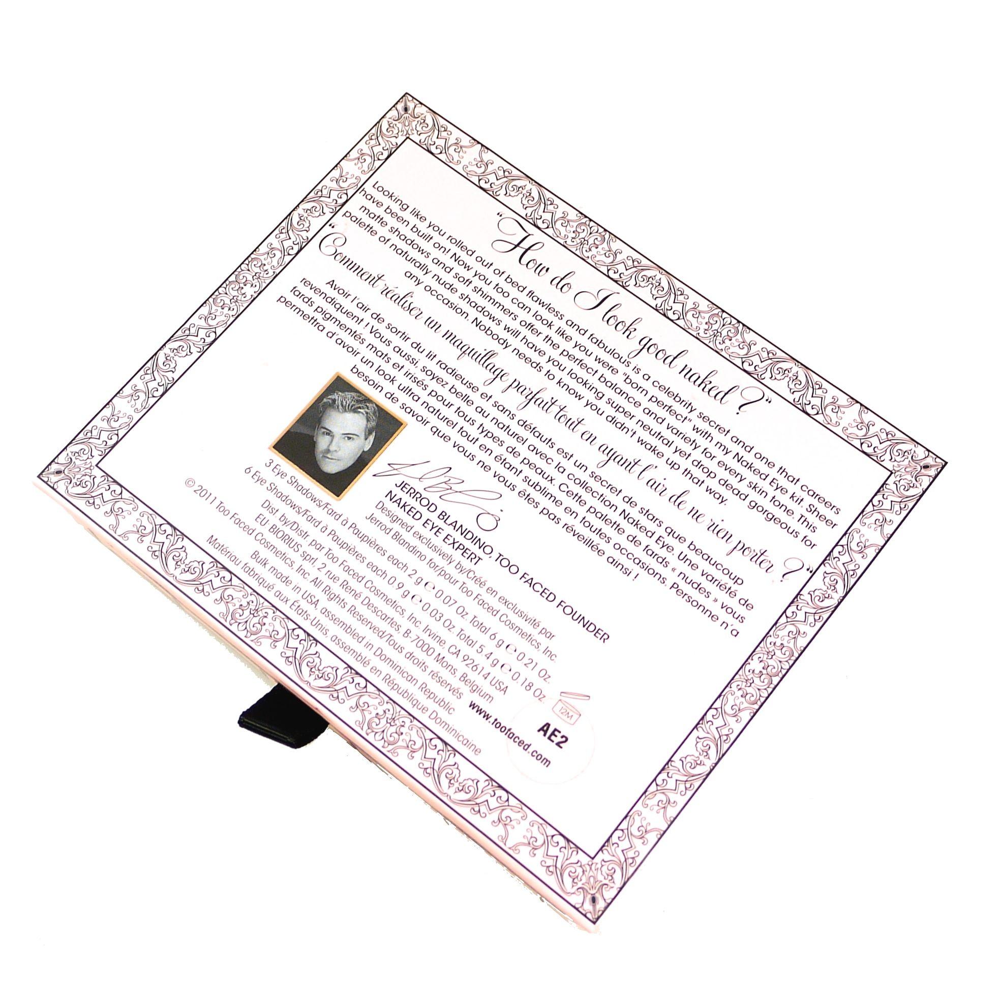 Too Faced Eye Palette Naked Eye Double Compartment #2