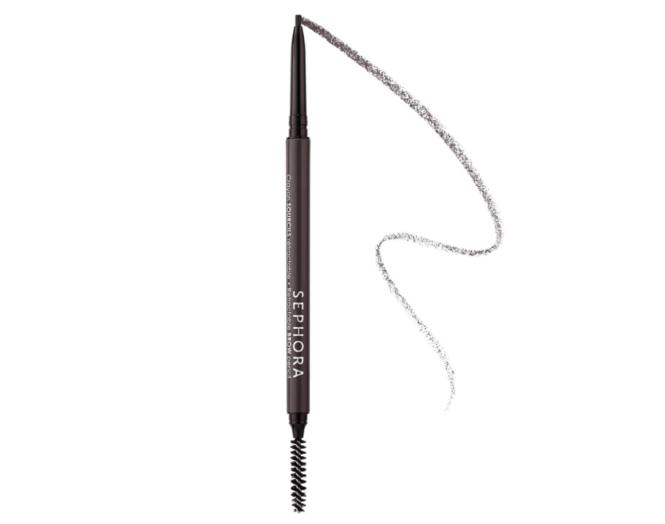 Sephora Retractable Brow Pencil Waterproof Ebony 11