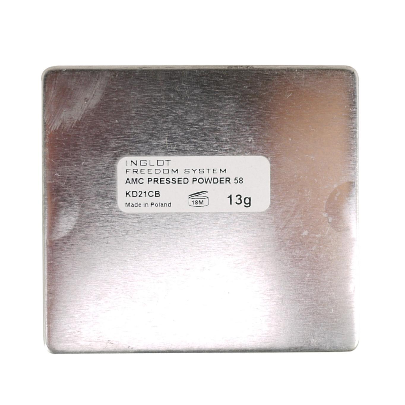 Inglot Pressed Powder Refill Beige 58 #1