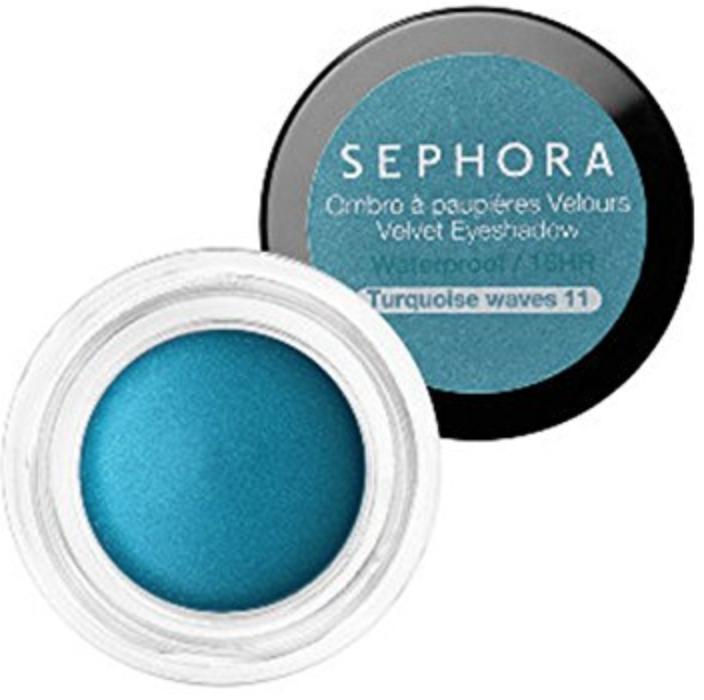 Sephora Velvet Eyeshadow Waterproof Turquoise Waves 11