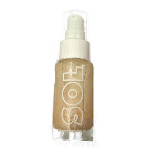 Colourpop SOL Shimmering Dry Body Oil in Lemon Drop .