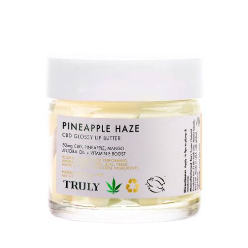 Truly Beauty Pineapple Haze CBD Glossy Lip Butter