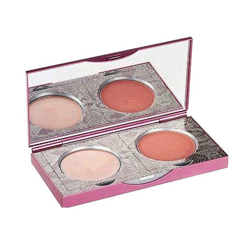 Mally 24/7 Professional Blush Highlighter Duo Pink Satin Lighter