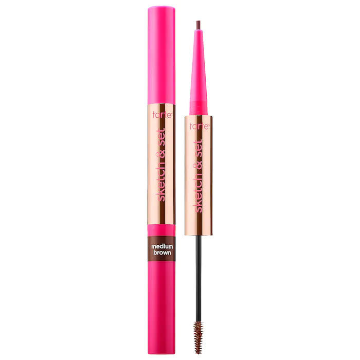 Tarte Sketch & Set Brow Pencil & Tinted Gel Medium Brown