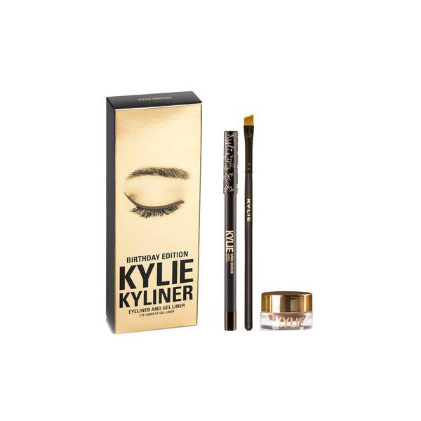 Kylie Kyliner Eyeliner & Gel Liner Kit Dark Bronze Birthday Edition